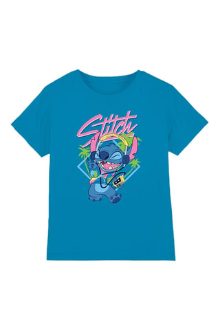 T-shirt Stitch Lilo en Stitch Disney - Turquoise