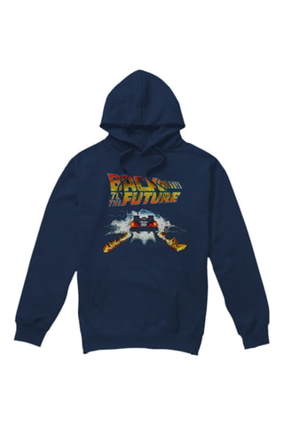 Sweater met Capuchon Back to The Future - Marineblauw