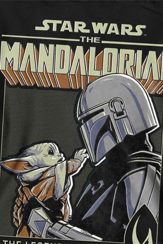 Sweater Met Capuchon Mando en Grogu The Mandalorian Star Wars - Zwart