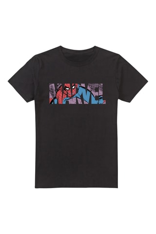T-shirt Spider-Man Avengers Marvel - Zwart