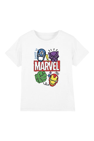 T-shirt Avengers Marvel - Wit