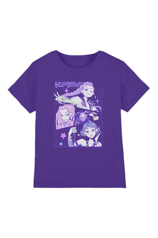 T-shirt Huntrix Kpop Demon Hunters - Paars