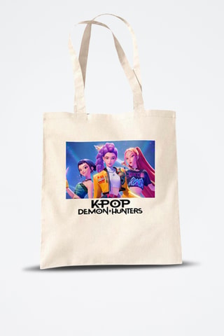 Tote Bag Huntrix Trio Pose Kpop Demon Hunters - Ecru