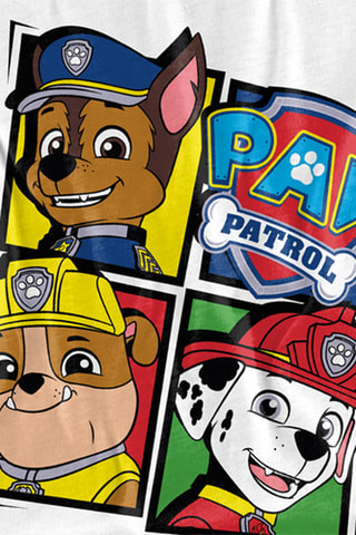 T-shirt Paw Patrol - Wit