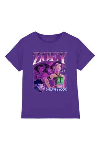 T-shirt Zoey Kpop Demon Hunters - Paars