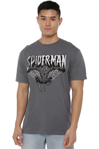 T-shirt Spider-Man Avengers Marvel - Donkergrijs