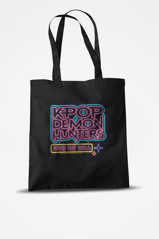 Tote Bag Kpop Demon Hunters - Zwart