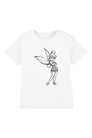 T-shirt Tinkerbel Peter Pan Dinsey - Wit