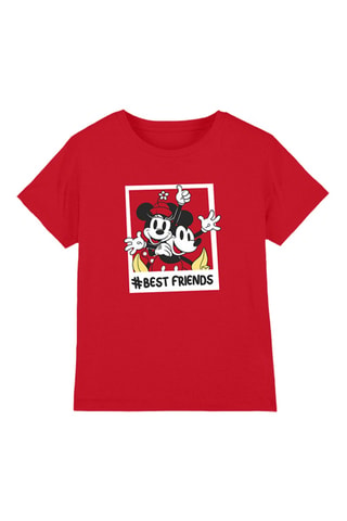 T-shirt Mickey en Minnie Disney - Rood