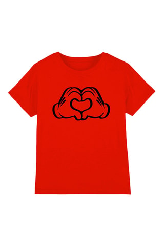 T-shirt Mickey Disney - Rood