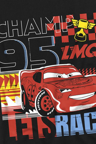 T-shirt Cars Disney Pixar - Zwart