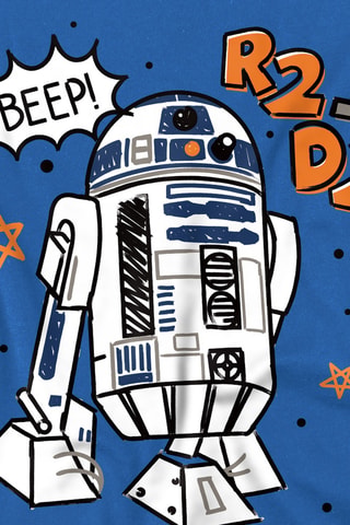 T-shirt R2-D2 Star Wars - Blauw