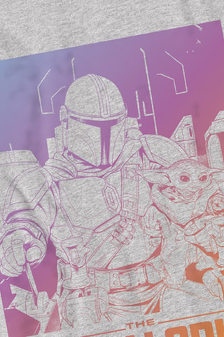 Sweater Mando en Grogu The Mandalorian Star Wars - Grijs