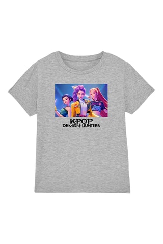 T-shirt Heroic Huntrix Kpop Demon Hunters - Grijs