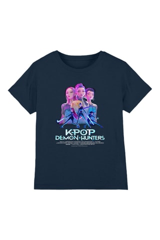 T-shirt KPop Demon Hunters - Marineblauw
