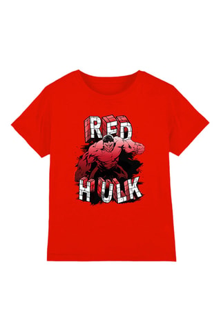 T-shirt Hulk Avengers Marvel - Rood