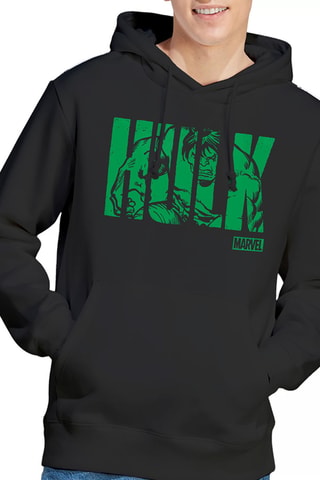 Sweater met Capuchon Hulk Avengers Marvel - Zwart