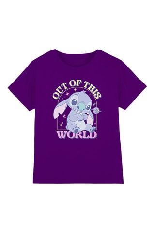 T-shirt Stitch Lilo en Stitch Disney - Paars