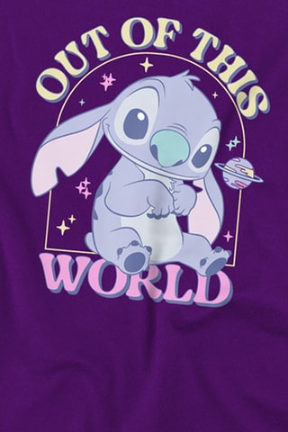 T-shirt Stitch Lilo en Stitch Disney - Paars