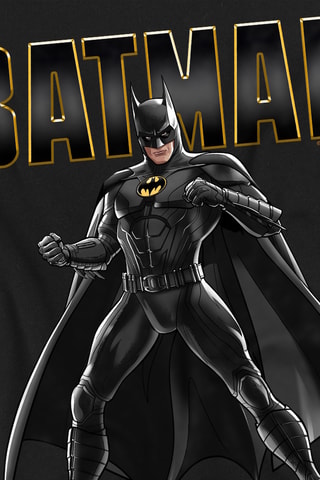T-shirt Batman Justice League DC Comics - Zwart