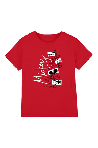 T-shirt Mickey Disney - Rood