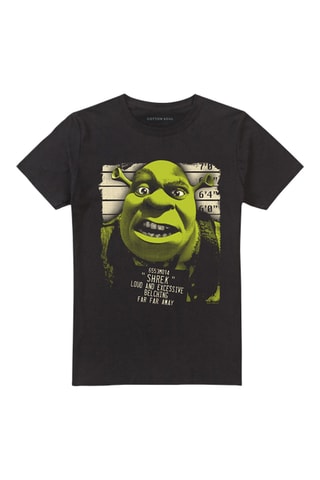 T-shirt Shrek DreamWorks Animation - Zwart