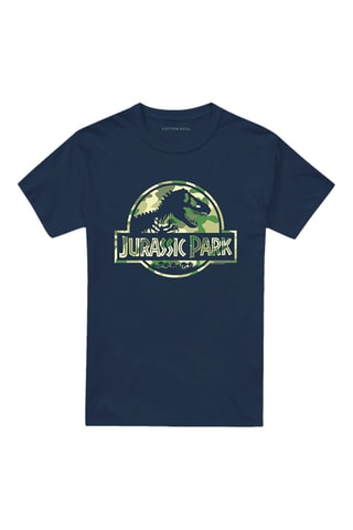 T-shirt Jurassic Park - Marineblauw
