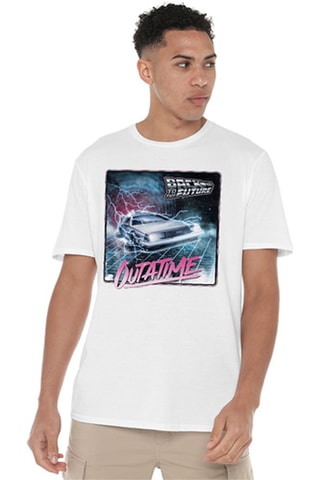 T-shirt Back to The Future - Wit