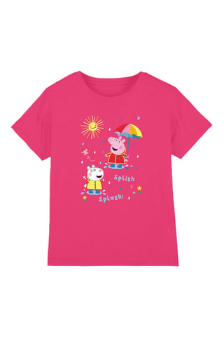 T-shirt Peppa Pig en Suzy Sheep Peppa Pig - Fuchsia