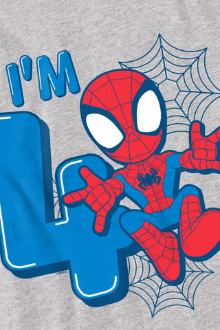 T-shirt Spider-Man Avengers Marvel - Grijs