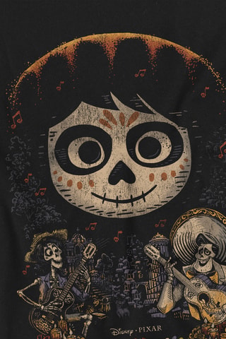 T-shirt Coco Disney Pixar - Zwart