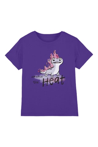 T-shirt Bruni Frozen Disney - Paars