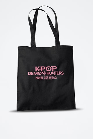 Tote Bag Kpop Demon Hunters - Zwart