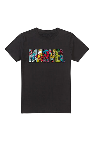 T-shirt Avengers Marvel - Zwart