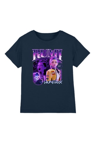 T-shirt Rumi Bootleg Huntrix Kpop Demon Hunters - Marineblauw