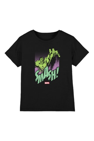 T-shirt Hulk Avengers Marvel - Zwart