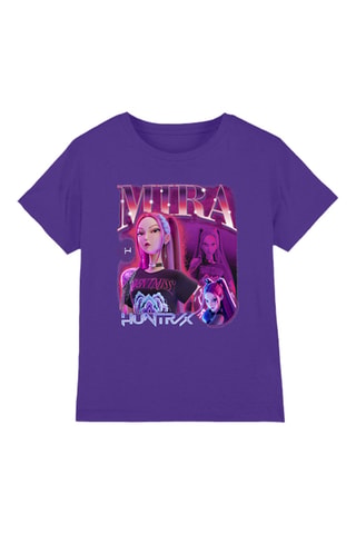 T-shirt Mira Bootleg Huntrix Kpop Demon Hunters - Paars