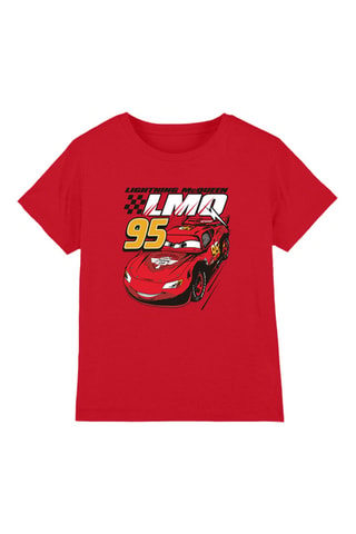 T-shirt Flash McQueen Cars Disney Pixar - Rood