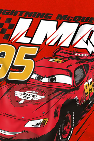 T-shirt Flash McQueen Cars Disney Pixar - Rood