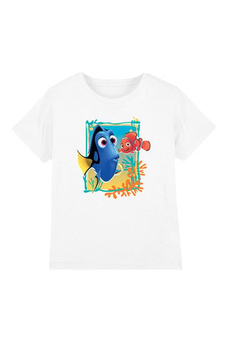 T-shirt Nemo en Dory Finding Nemo Disney Pixar - Wit