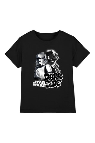 T-shirt Dark Side Star Wars - Zwart