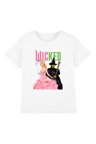 T-shirt Glinda en Elphaba Wicked - Wit