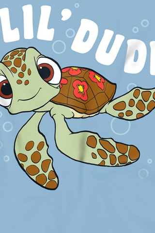 T-shirt Squiz Finding Nemo Disney Pixar - Lichtblauw