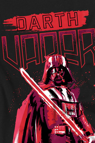 T-shirt Darth Vador Star Wars - Zwart
