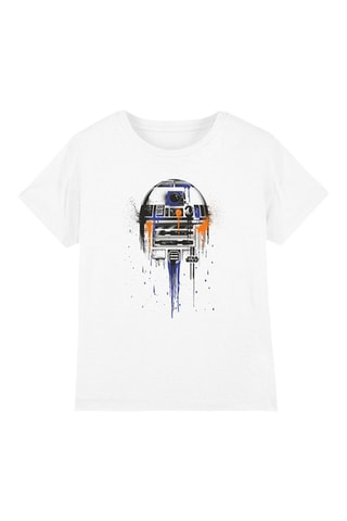 T-shirt R2-D2 Star Wars - Wit