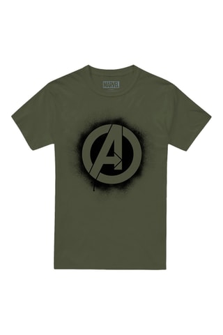 T-shirt Captain America Avengers Marvel - Kaki