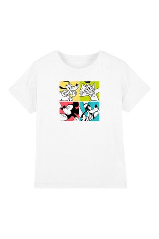 T-shirt Mickey Disney - Wit