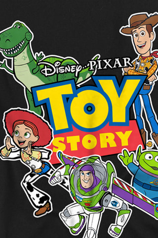 T-shirt Toy Story Disney Pixar - Zwart