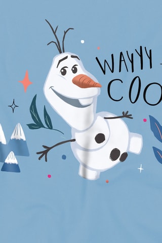 T-shirt Olaf Frozen Disney - Lichtblauw