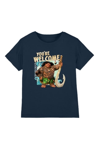 T-shirt Maui en Heihei Vaiana De legende van het einde van de wereld Disney - Marineblauw